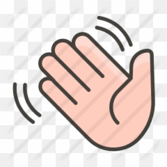 Waving Hand - Agitar La Mano Imagen Emoji,Flip Off Finger Emoji
