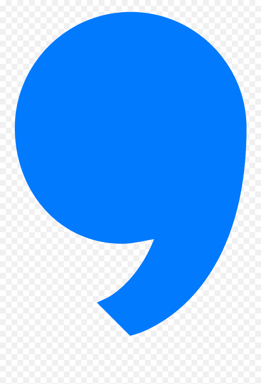 Comma Png Transparent Picture Png Svg Clip Art For Web - Dot Emoji,Nba No Background Emojis