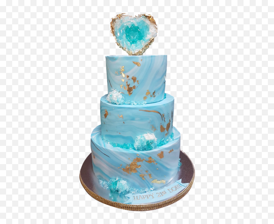 Cakes Near Me - Dark Blue Gold Cake Png Emoji,Minecraft Cake Emojis