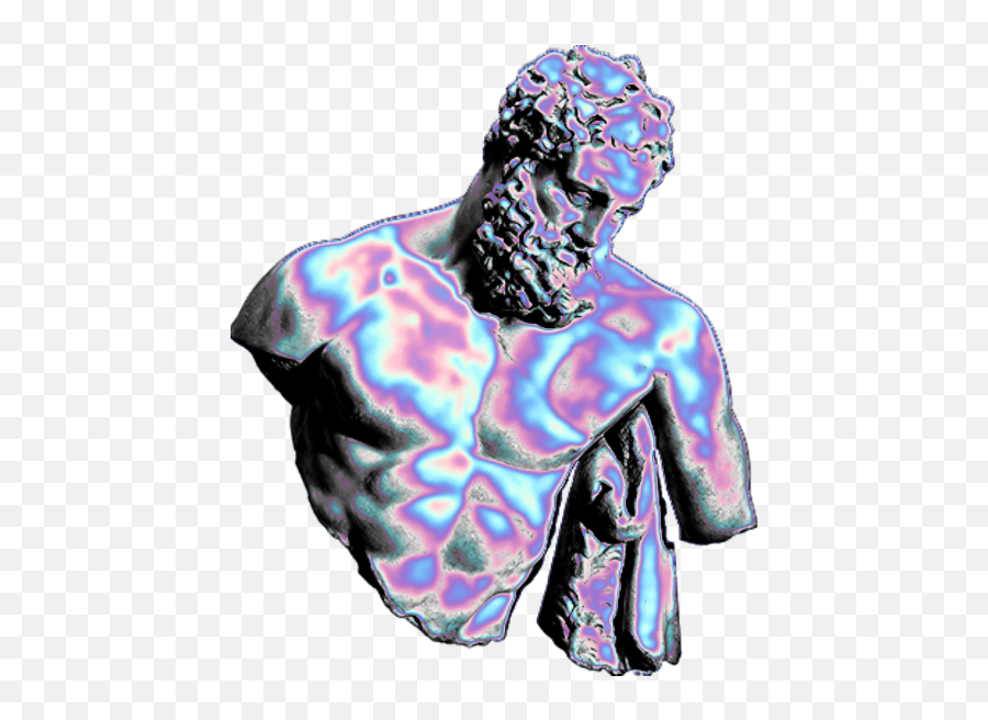 The Coolest Stickers Vaporwave Purple Aesthetic Holographic - Sketch Emoji,Scultures That Inspire Emotion