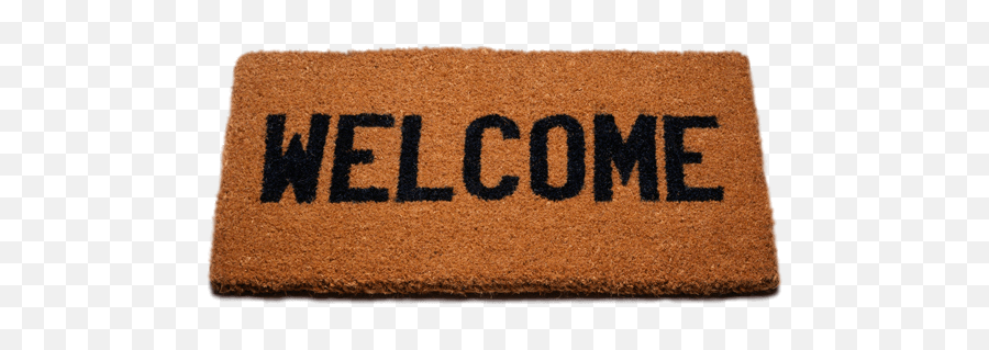 Welcome Doormat Transparent Png - Doormat Png Emoji,Welcome Mat Emoji Fb