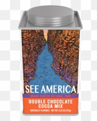 See America Grand Canyon National Park Double Chocolate Cocoa 625oz Square Tin Emoji,Amwrican Themed Emojis