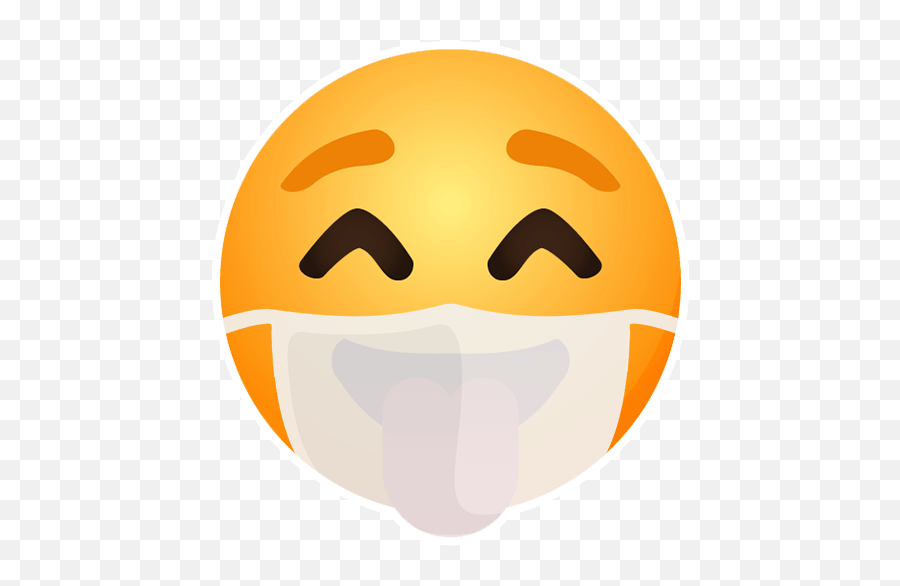 Mask Emoji By Marcossoft - Sticker Maker For Whatsapp,Moan Emoticon Cat