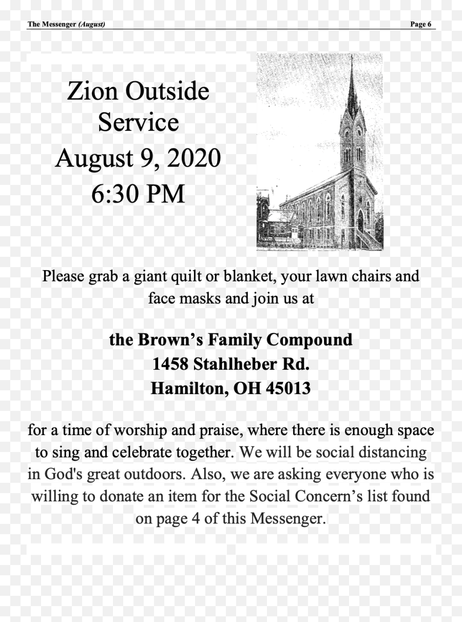 August 2020 U2014 Zion Lutheran Church Emoji,Text Emoticon Oh My God