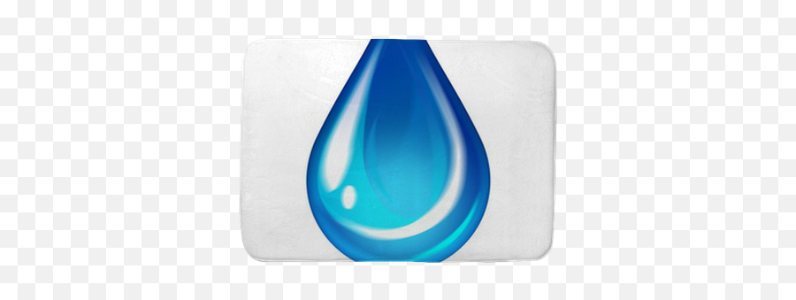 Bath Mat Water Drop - Pixersus Emoji,Droplets Emoji