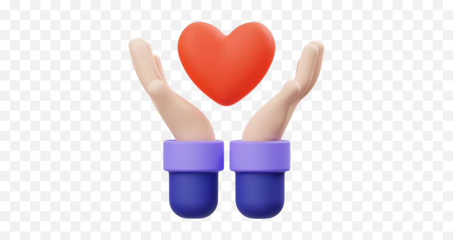 Heart 3d Illustrations Designs Images Vectors Hd Graphics Emoji,Hand Heart Emoji