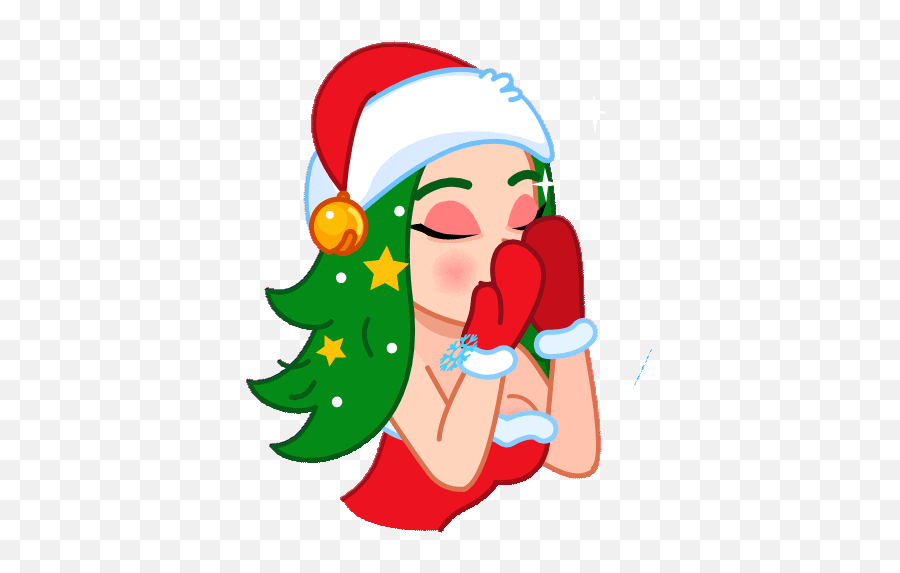 Sticker Maker - Santa Girl Emoji,Mrs Clause Emoji