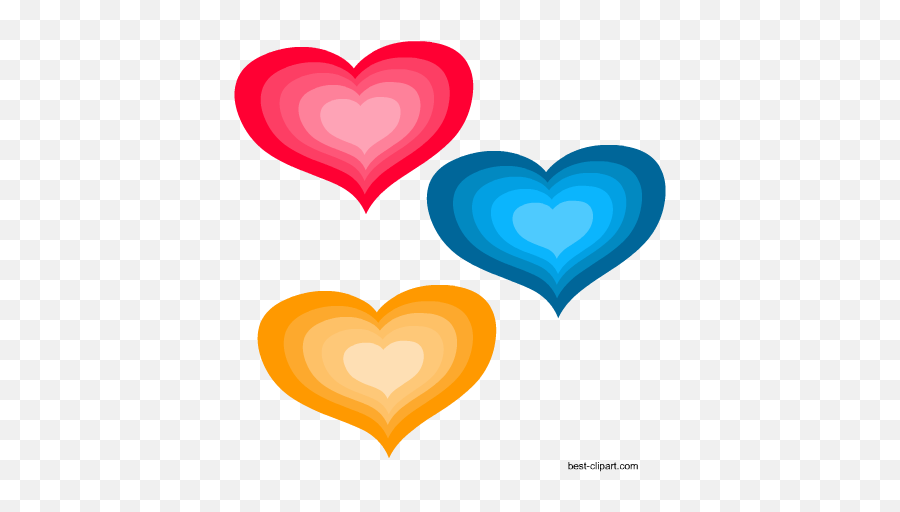 Free Heart Clip Art Images And Graphics - Three Hearts Png Clipart Emoji,Emoji Heart Made Of Hearts