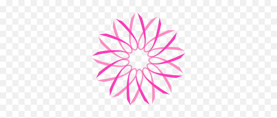 Flower Ribbon Breast Cancer Awareness - Decorative Emoji,Breast Cancer Emoji