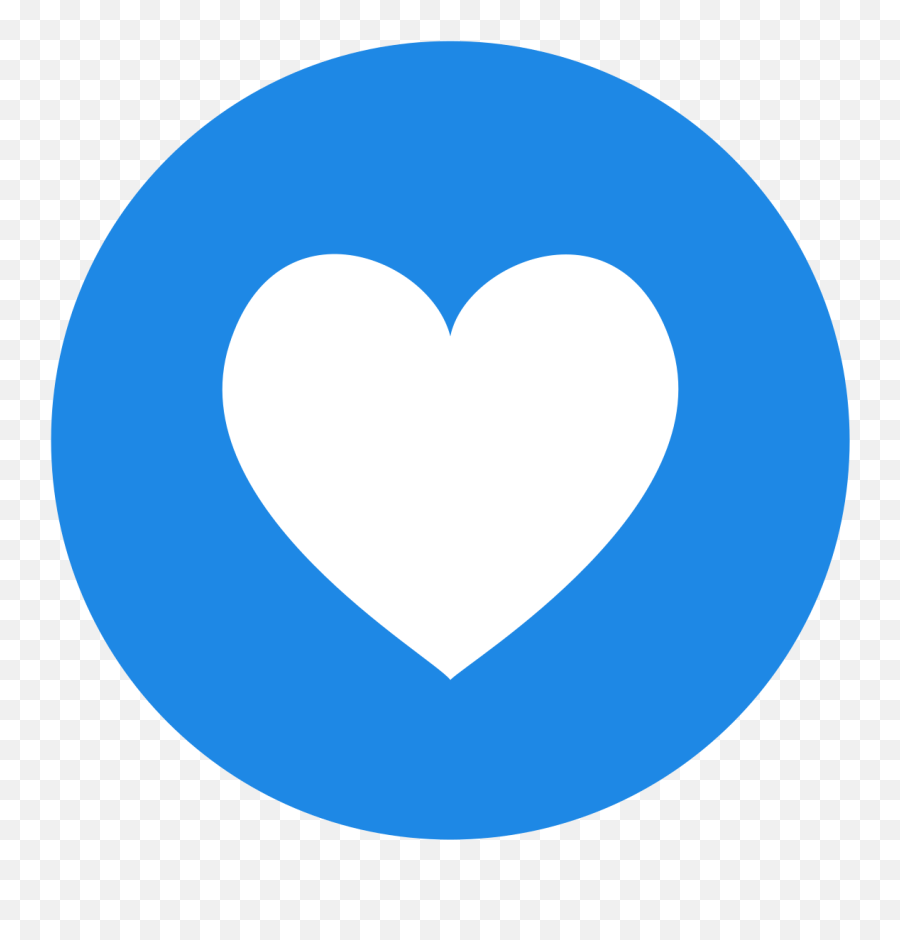 Eo Circle Blue White Heart - Red And White Heart Emoji,How To Get The White Heart Emoji