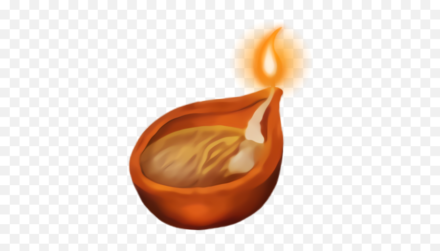 Diwali Orange Dairy Food For Diya For Diwali - 480x480 Diya Emoji For Whatsapp,Lamp Emoji