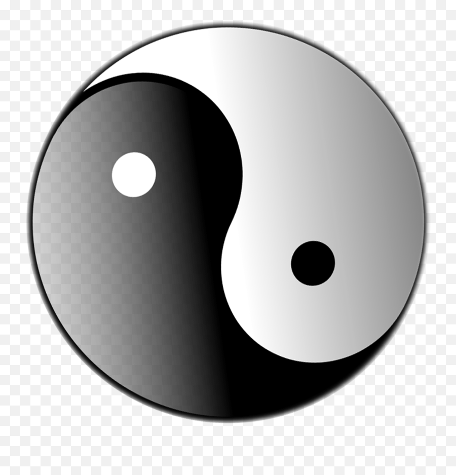 Free Yin Yang Symbol Download Free Clip Art Free Clip Art - Yin Yang Circle Symbol Emoji,Yin And Yang Emoji