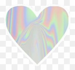 Heart Holo Transparent Outline Sticker By Madison - Pastel Rainbow Heart Png Emoji,Outline Heart Emoji App