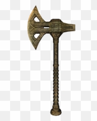 One Handed War Axe - Skyrim One Handed Axes Emoji,Battle Axe Emoji