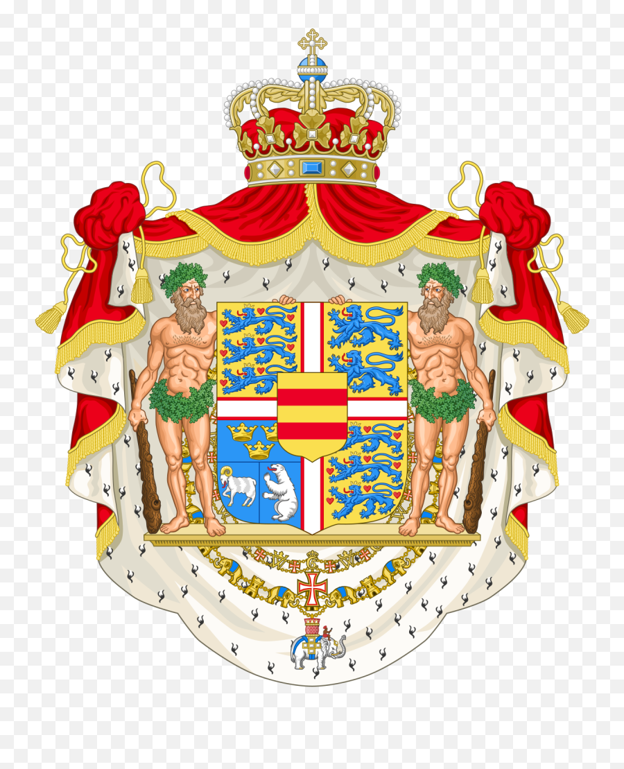 Coat Of Arms Of Denmark - Coat Of Arms Of Denmark Emoji,Princess Crown Emoticon