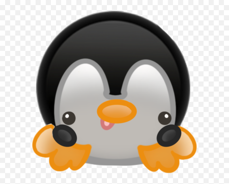 Peaches Peachesthepenguin Penguin Sticker By Rori - Dot Emoji,Penguin Emoji