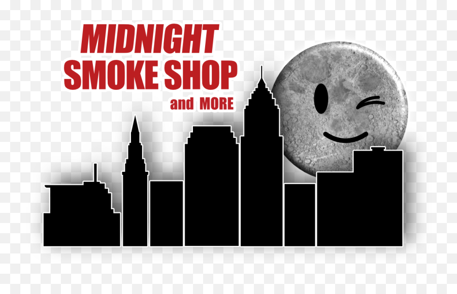 Midnight Smoke Shop - Happy Emoji,Smoking Emoticon