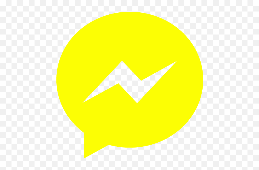 Yellow Messenger Icon - Free Yellow Social Icons Rocher De La Vierge Emoji,Delete Emoticon Messenger