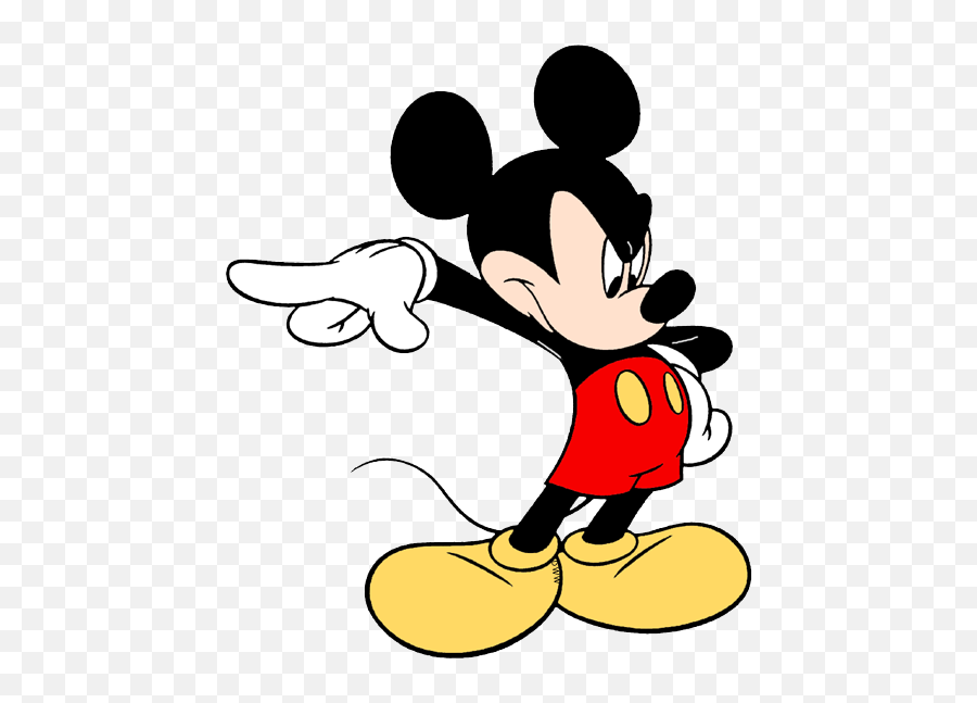 Mickey Mouse Pointing - Disney Mickey Mouse Angry Emoji,Mickey Mouse Emoji Copy And Paste