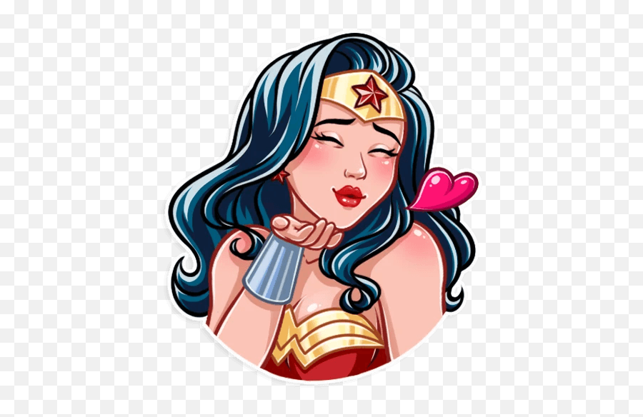 Wonder Woman - Wonder Woman Sticker Telegram Emoji,Dc Comics Emoji