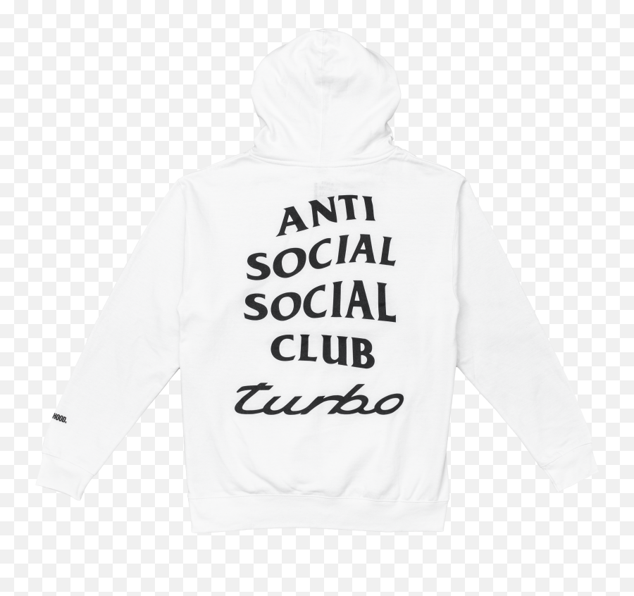 Hanorac Alb Anti Social Social Club X - Anti Social Social Club Emoji,Wave Of Emotion Pullover