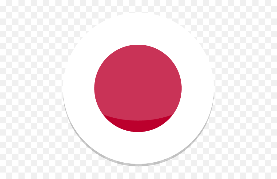 Japan Icon - Japan Round Flag Png Emoji,Japanese Flag Emoji