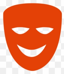 Soylent Red Comedy Mask Icon - Blue Mask Comedy Mask In Blue Color Emoji,Soylent Grin Emoticon