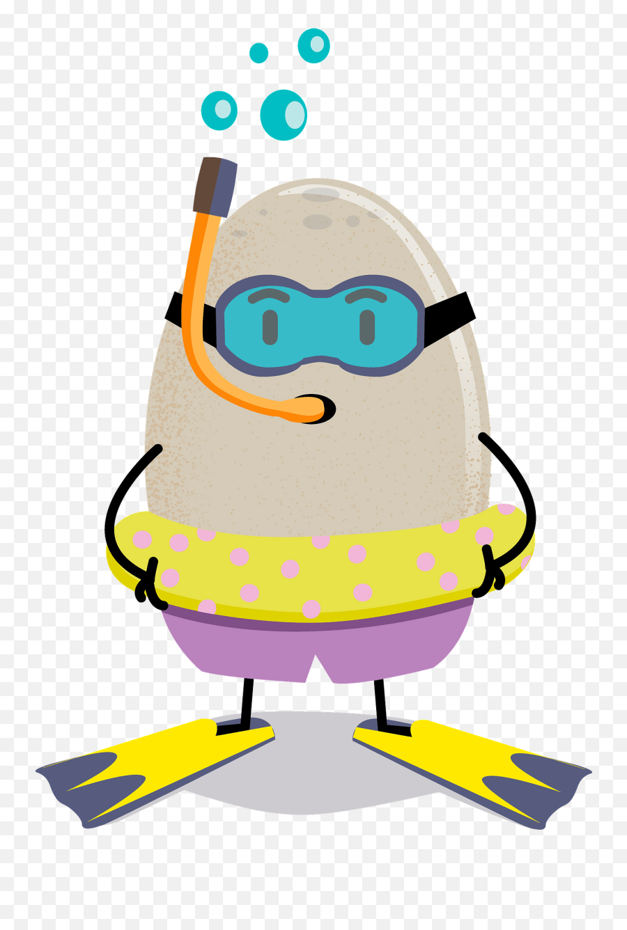 Egg Diver Clipart - Happy Emoji,Snorkel Emoji