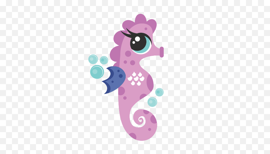 Silhouette Cricut Pazzles Free Svgs - Transparent Background Cute Seahorse Clipart Emoji,Facebook Emoticons Seahorse