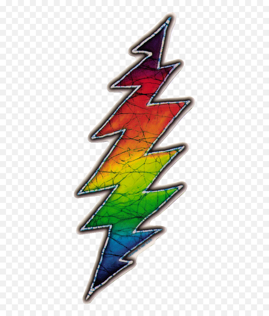 Grateful Dead Lightning Bolt - Transparent Grateful Dead Stickers Emoji,Grateful Dead Emojis For Iphone