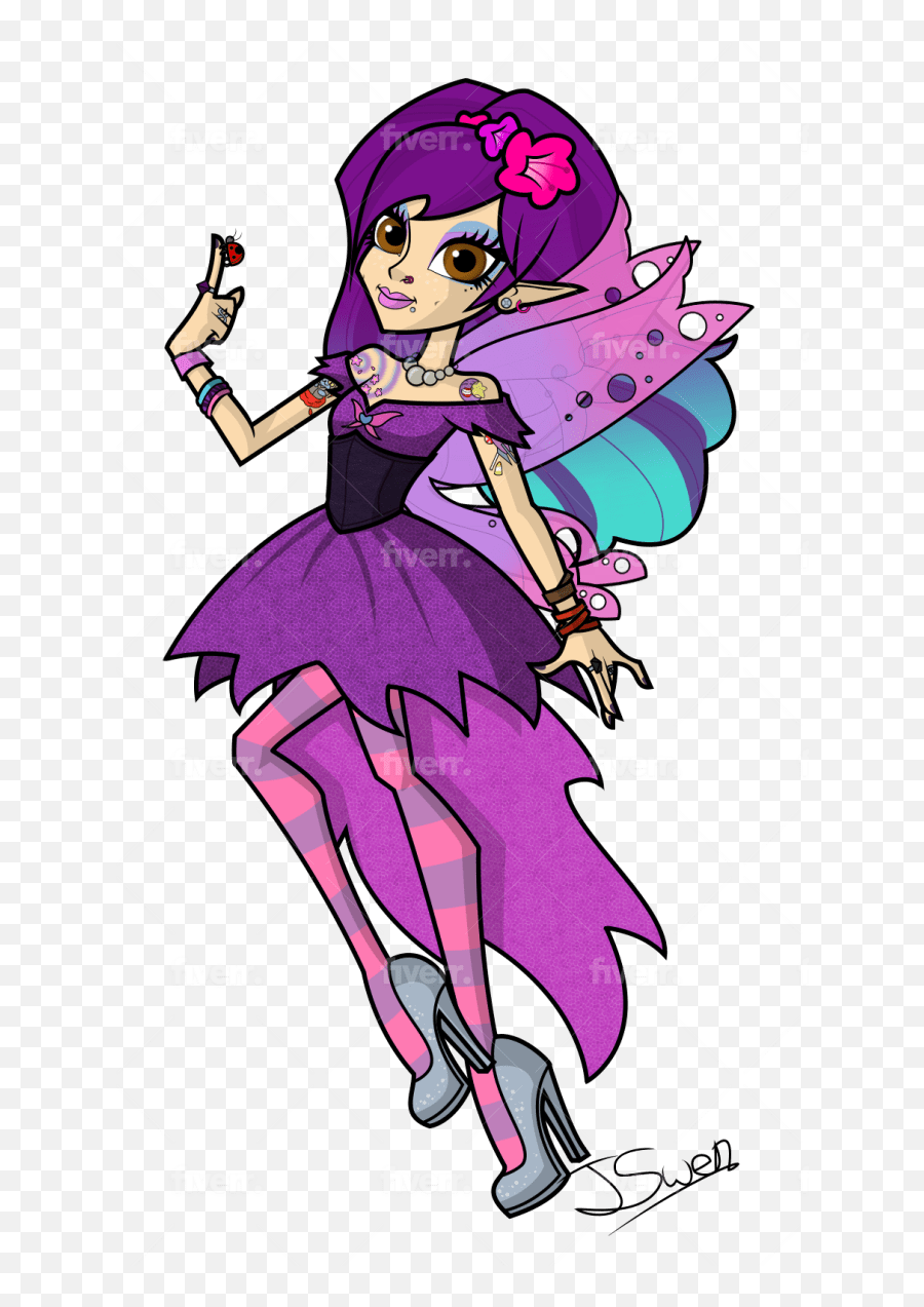 Draw A Custom Monster High Character - Fairy Emoji,Ciger Emoji