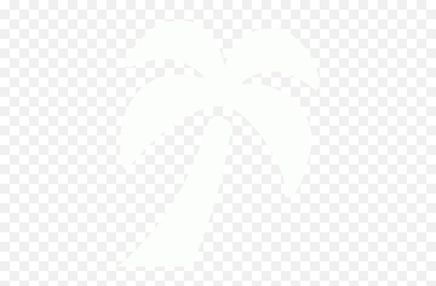 White Palm Tree 3 Icon - Language Emoji,Facebook Deciduous Tree Emoticon