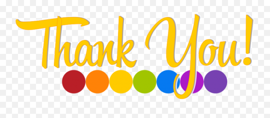 Yellow Thank You Text Png Transparent Images - Yourpngcom Dot Emoji,Emoji Thank You Texts