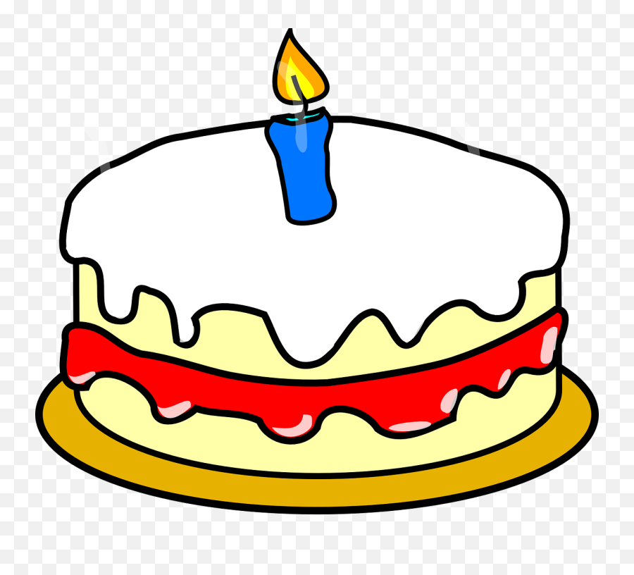Boy Birthday Cake Coloring Page - Birthday Cake 1 Year Old Cartoon Emoji,Japanese Birthday Wishes-cake Emoticon