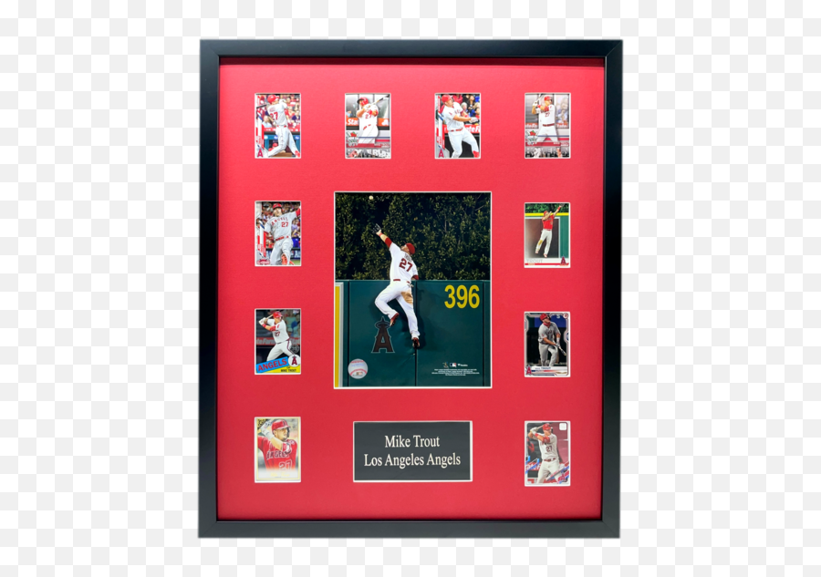 Baseball Memorabilia - Picture Frame Emoji,Chipper Jones Emotion Rookie Card