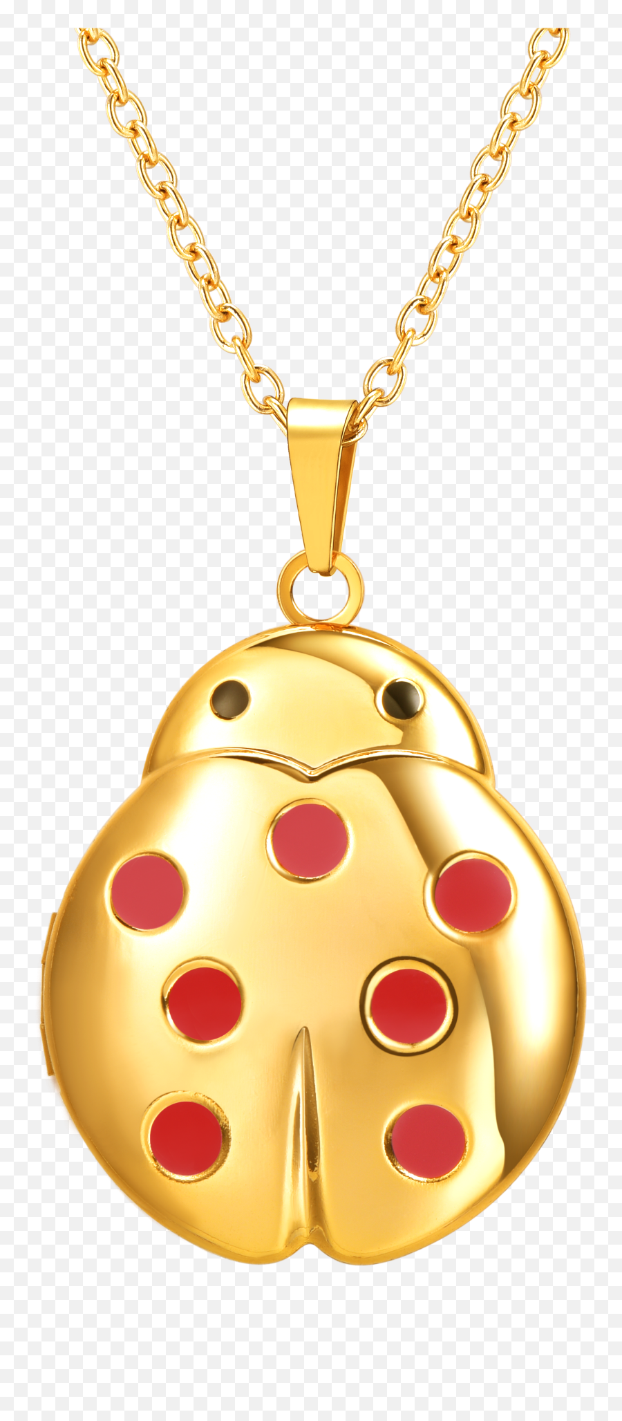 Ladybug Engraved Locket Custom Lady - Necklace Emoji,Cute Best Frieds Emojis Neckclase