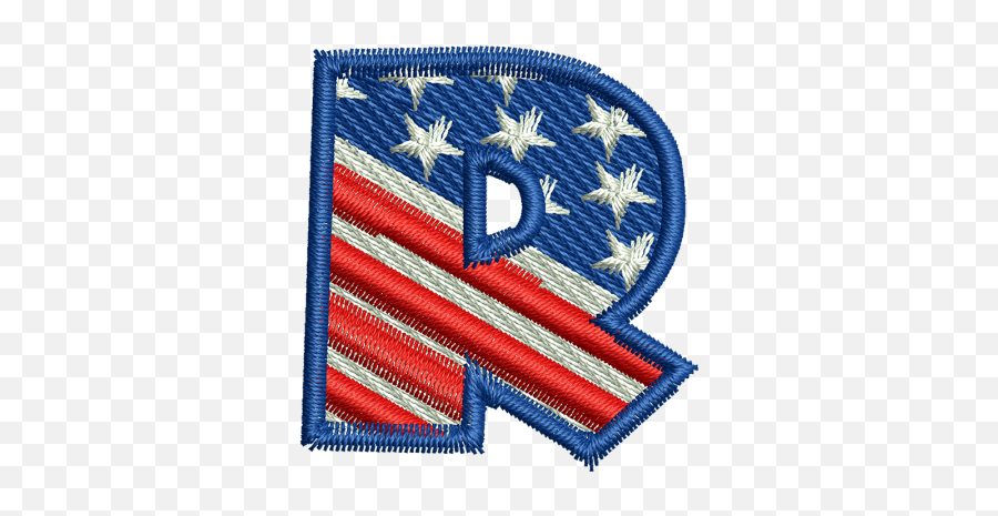 Star Spangled Letter R Embroidery Shop Emoji,Mixed Emotions Jacket Hanes