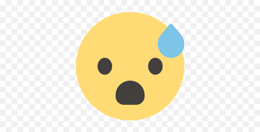 Sweating Icon - Dot Emoji,Sweaty Emoticon