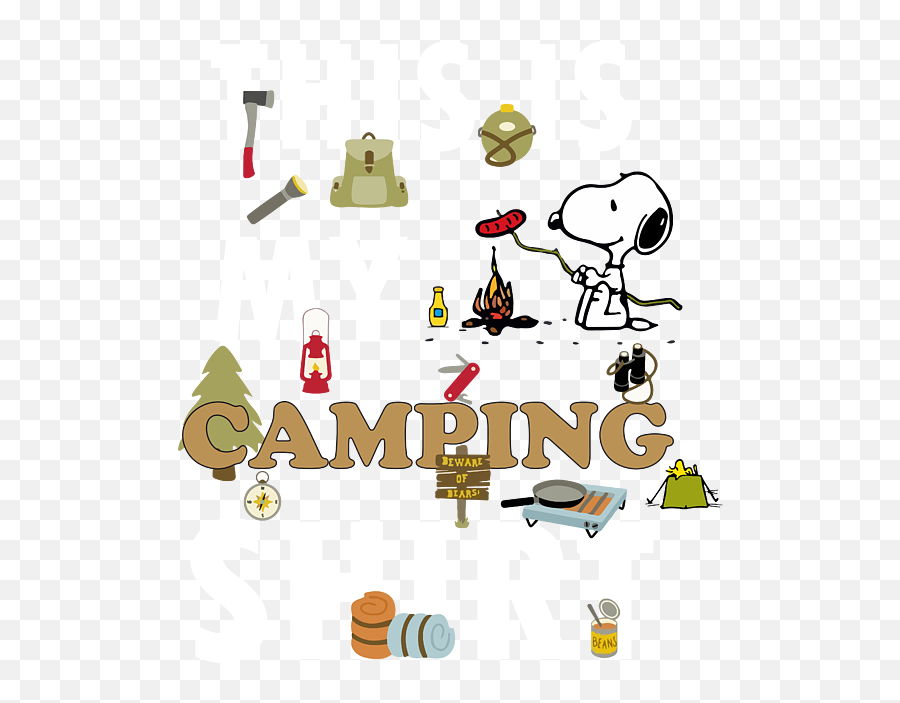 Snoopy Peanuts Camping Shirt Spiral Notebook For Sale By Emoji,How To Use Snoopy Emoticons On Facebook