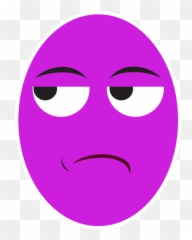 Shape Emoji By Marcossoft - Sticker Maker For Whatsapp,Purple Angry Emoji
