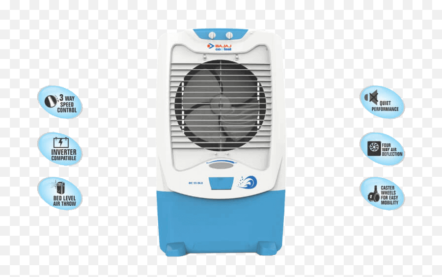 Buy Bajaj Glacier Dc 55 Dlx Air Cooler Bajaj Electricals - Small Appliance Emoji,Emoji Level 55