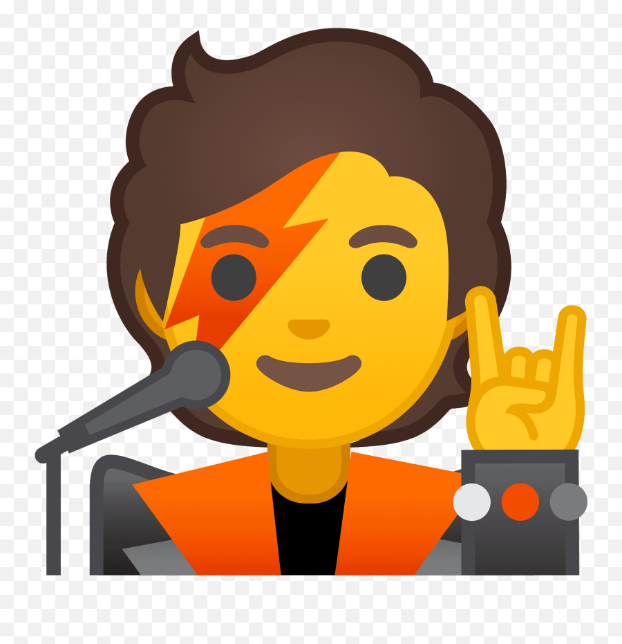 Singer Emoji Clipart Free Download Transparent Png Creazilla - Emoji,Actor Emoji