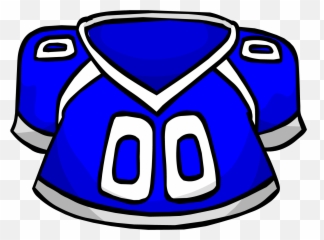 Blue Football Jersey Club Penguin Wiki Fandom - Transparent Football Jersey Clip Art Emoji,Football Team Emojis