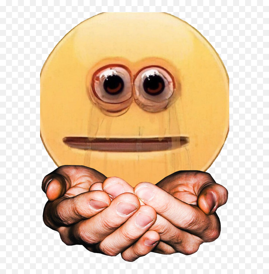 Cursed Emoji Vibe Check Hand Transparent