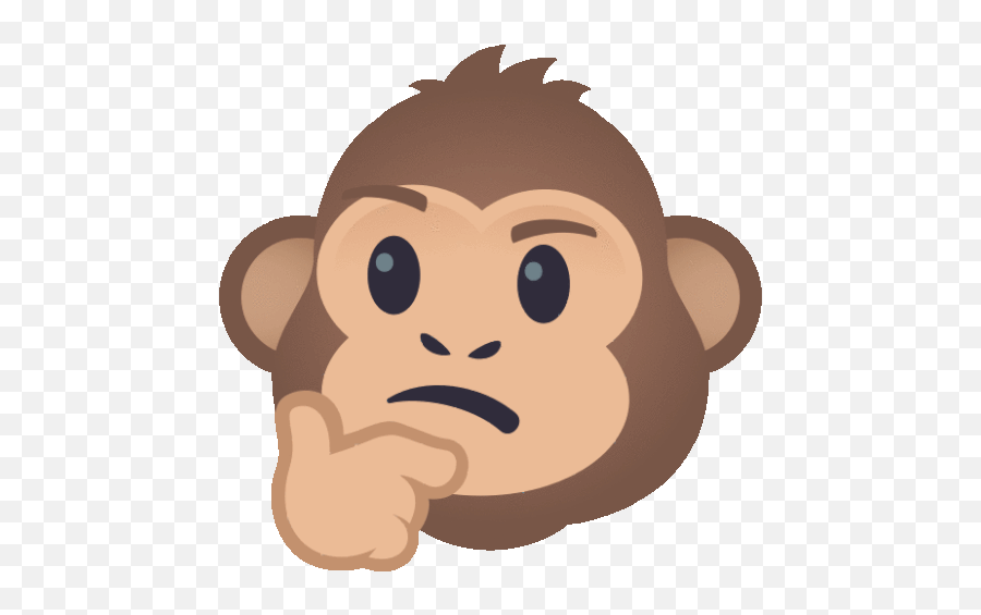 Wondering Monkey Joypixels Gif - Wonderingmonkey Monkey Joypixels Discover U0026 Share Gifs Gif Emoji,Wondering Emoji Gif