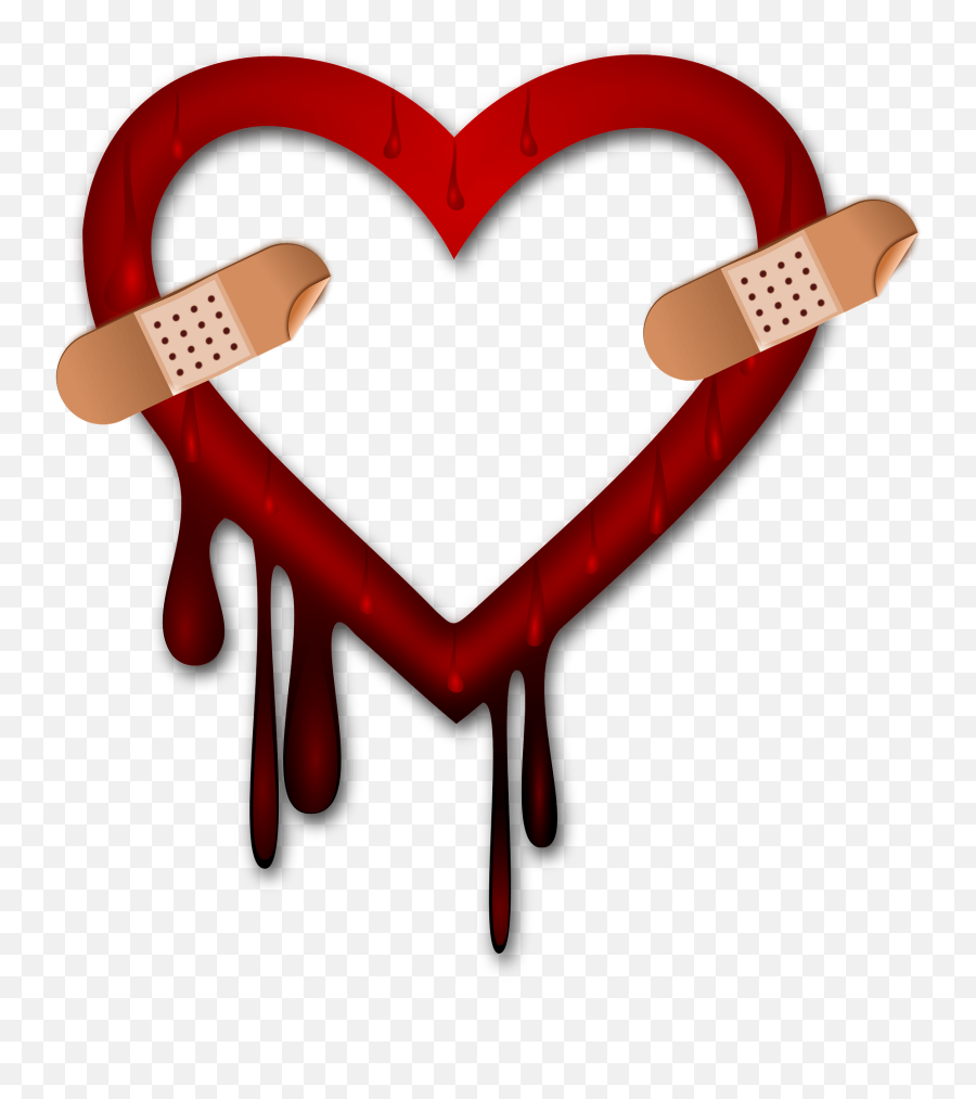 Heart Bleed Patch Clipart - Heartbleed Vulnerability Emoji,Bandaged Heart Emoji