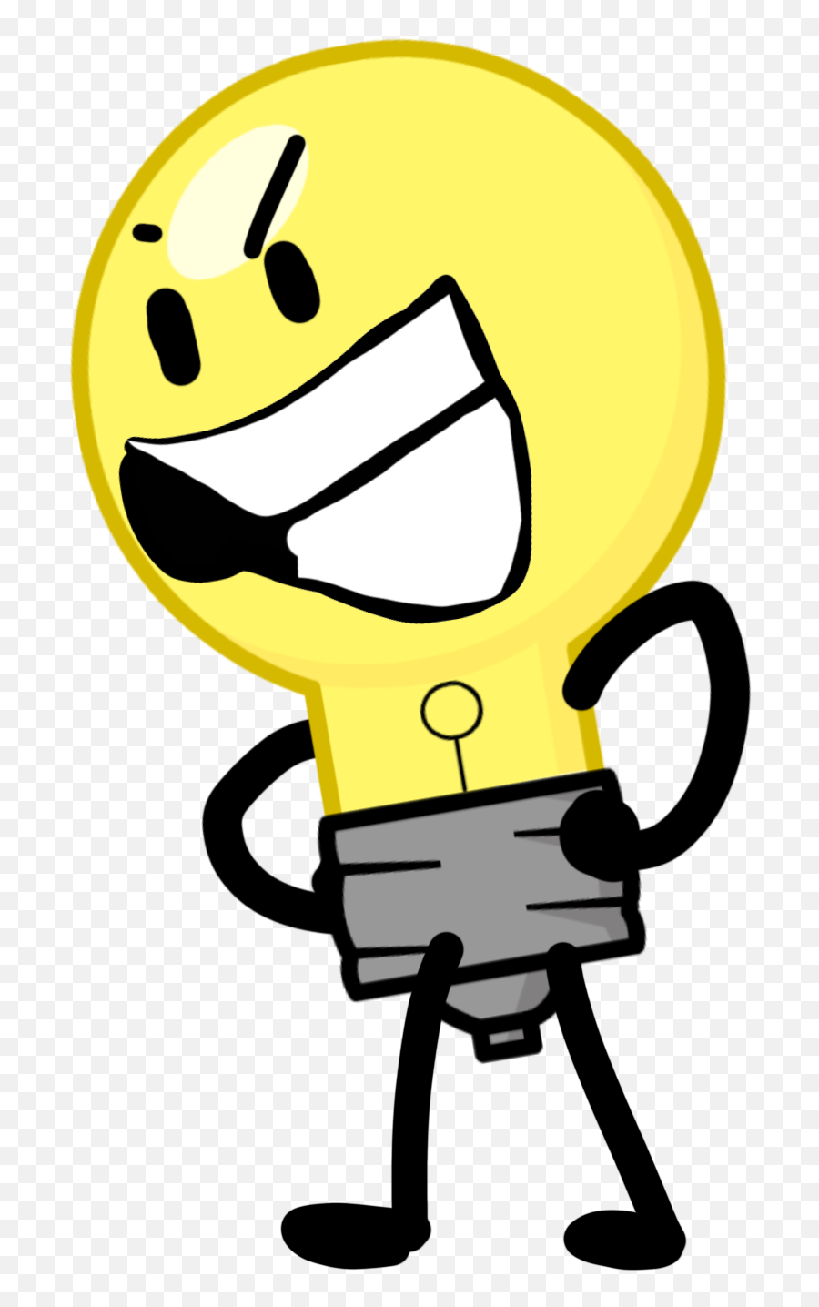 Lightbulb Object Shows Community Fandom - Bfb Lightbulb Emoji,Goofy Japanese Emoticon