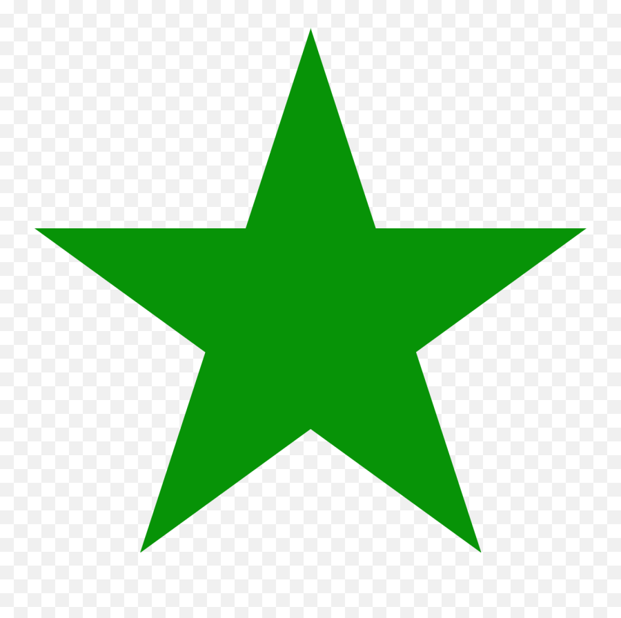 Green Star Icon - Free Green Star Icons Star Green Emoji,Emoticon Stars Icon