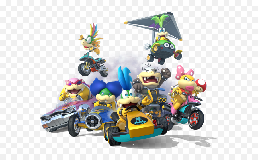 With Their Creative Talent On Full - Koopalings Mario Kart Emoji,Boo Mario Emotions