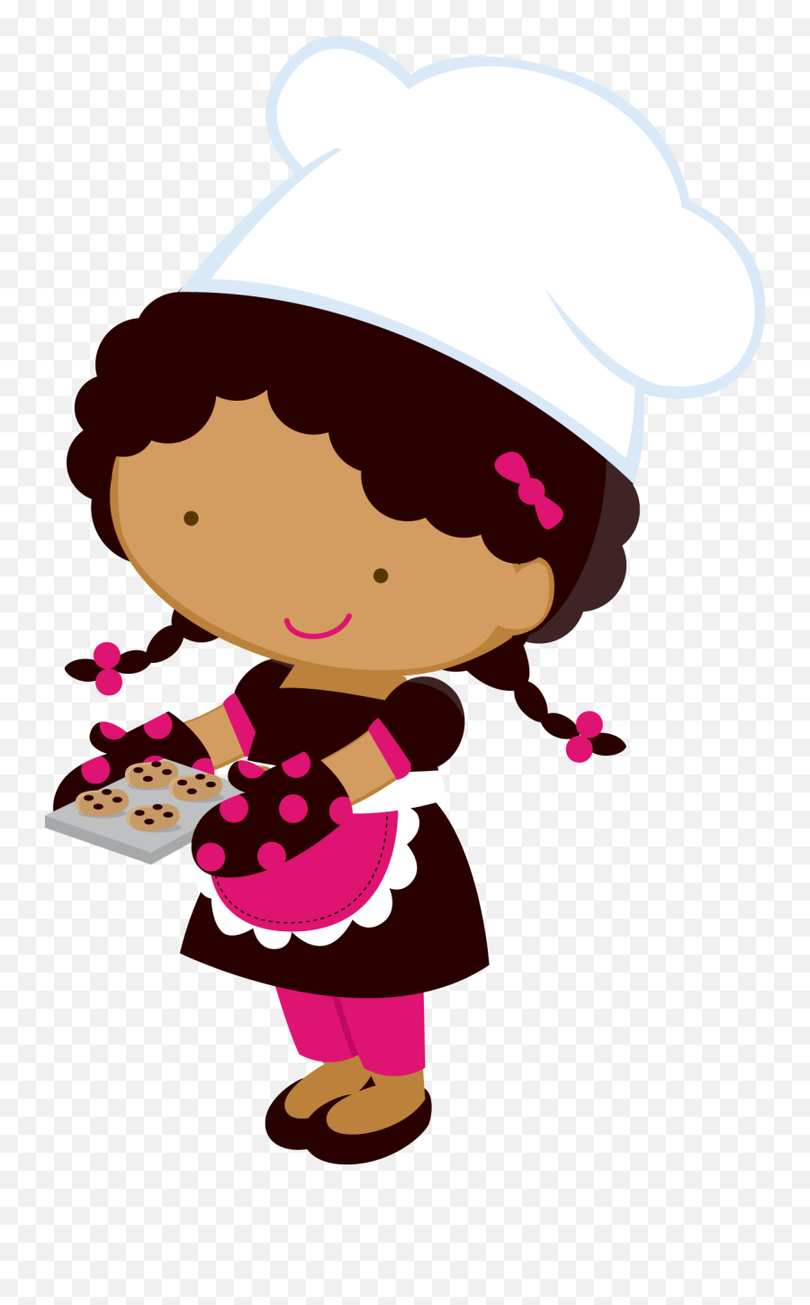 Little Girl Chefs Clipart Oh My Fiesta For Ladies - Little Chefs Png Emoji,Italian Chef Emoticon Clipart